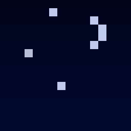 Half Moon (2021). 32x32 Pixel Grid.