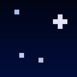 Night Stars (2021). 32x32 Pixel Grid.