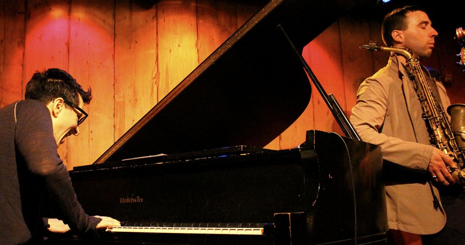 Alessandro Fadini and Josiah Boornazian performing live